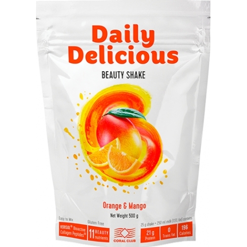 Energia e performance: Daily Delicious Shake Orange-Mango (Coral Club)