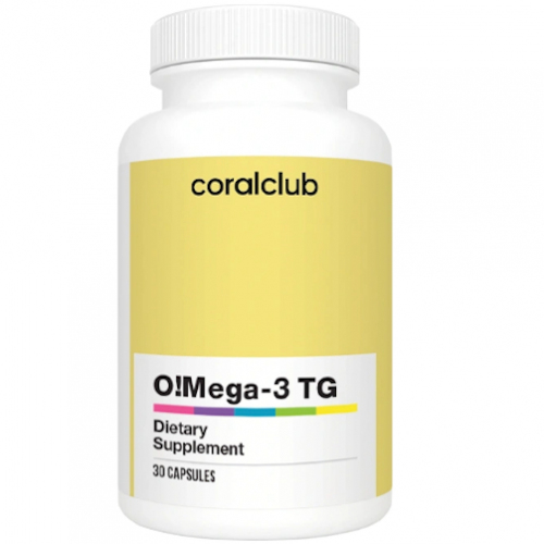 Kwasy tłuszczowe i fosfolipidy: Omega-3 / O!Mega-3 TG, 30 kapsułek (Coral-Club)