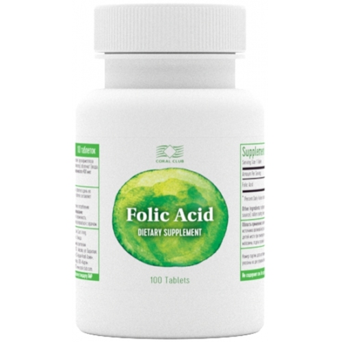 La santé des femmes: Acide folique / Folic Acid (Coral Club)