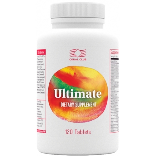 Витамини: Ultimate / Алтимейт, 120 таблетки (Coral Club)