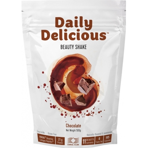 Energía y rendimiento: Daily Delicious Beauty Shake Chocolate (Coral Club)