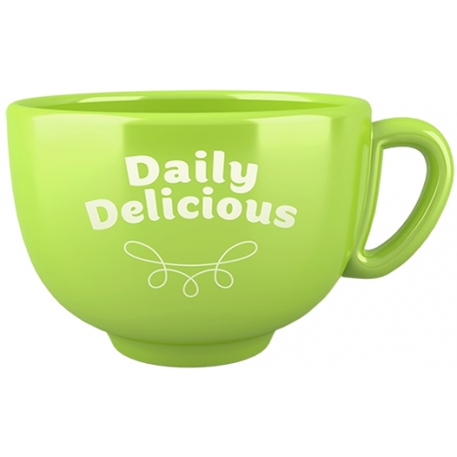 Home Produkte: Tasse Daily Delicious, hellgrün (Coral Club)