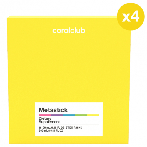 Для пищеварения и иммунитета: Метастик / Metastick, 4 упаковки, banana pulp extract, meta stick, meta-stick, metastatic, vita